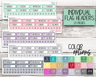 CLR-111 || PK Colors Flag Headers