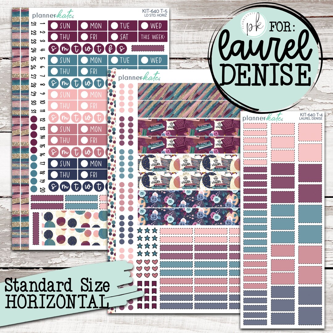 KIT-640 T - Laurel Denise Standard Horizontal Weekly || "one More ...