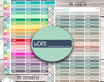 L-116 || WORK Planner Stickers