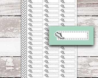 DASH-115 || RUNNING / WALKING Shoe Dash Icon Planner Stickers
