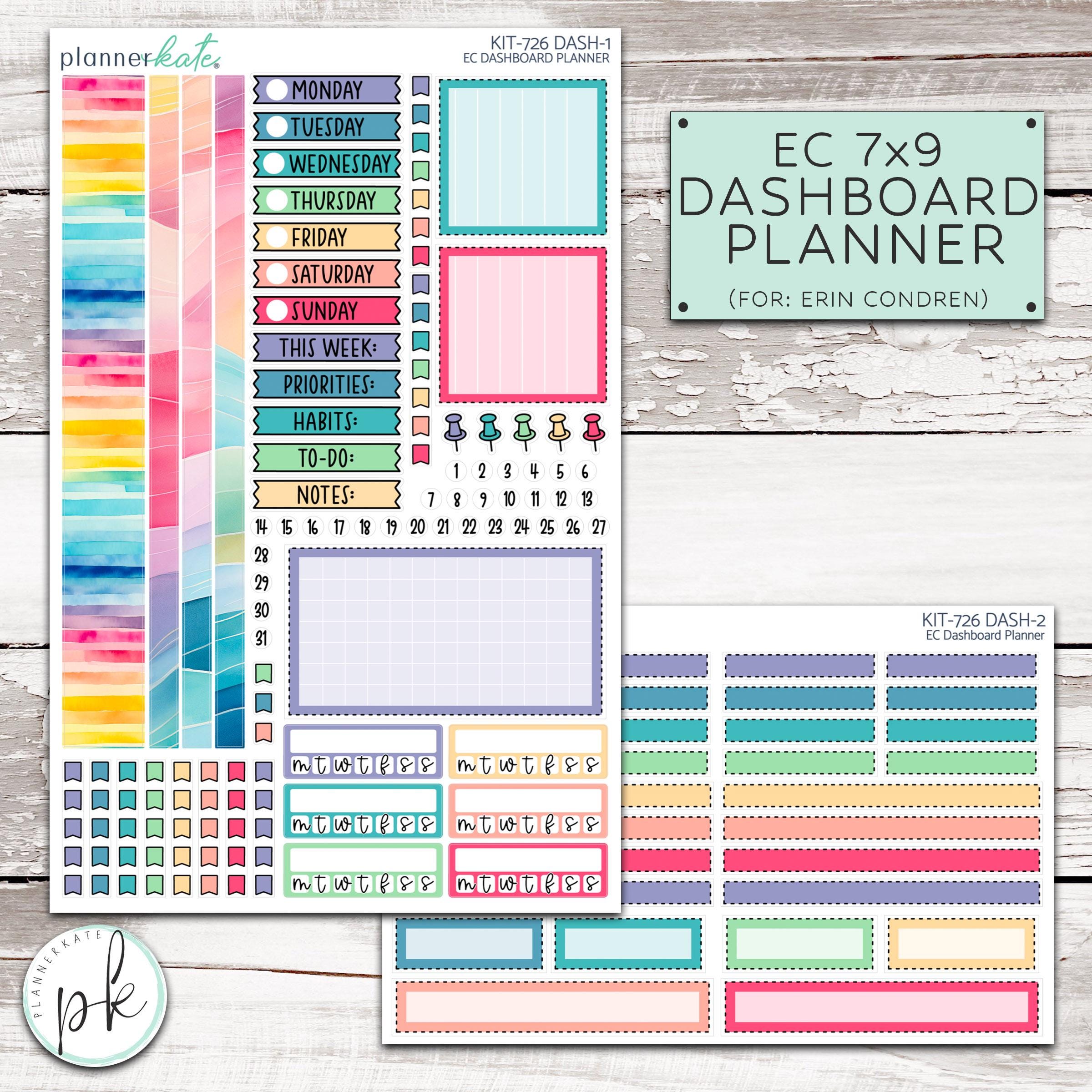 KIT-726 7x9 Dashboard Planner || 