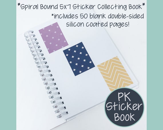 9x6 PK Sticker Collecting Book 50 Double Sided Pages 