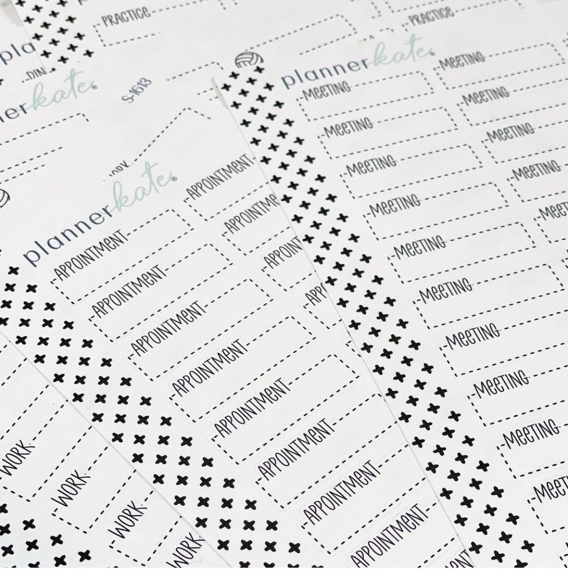 DASH-141 || CLASS Dash Quarter Box Planner Stickers - Etsy
