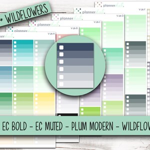 V-26 || OMBRE CHECKLIST for 7x9 PLANNER