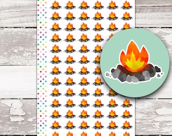 STK-143 || CAMPFIRE Planner Stickers