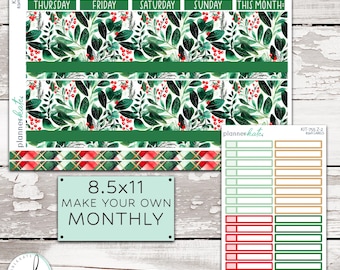 KIT-755 Z - 8.5x11 "Make Your Own" Monthly Kit || "Holiday Magic"