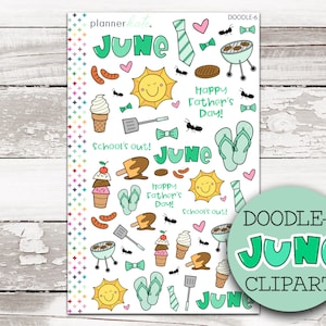 DOODLE-6 || JUNE CLIPART