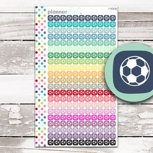 I-1009 || SOCCER Itty Bitty Icon Sticker