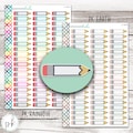 L-113 ||  Pencil Label Planner Stickers