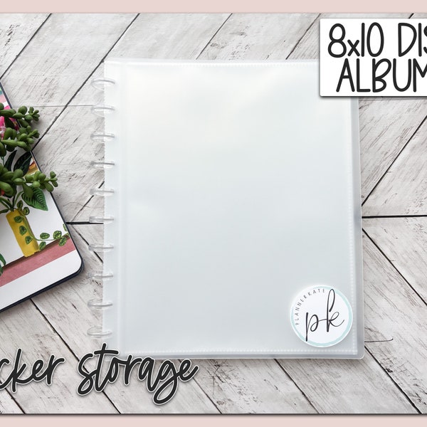 8x10 DISC ALBUM - Sticker Storage