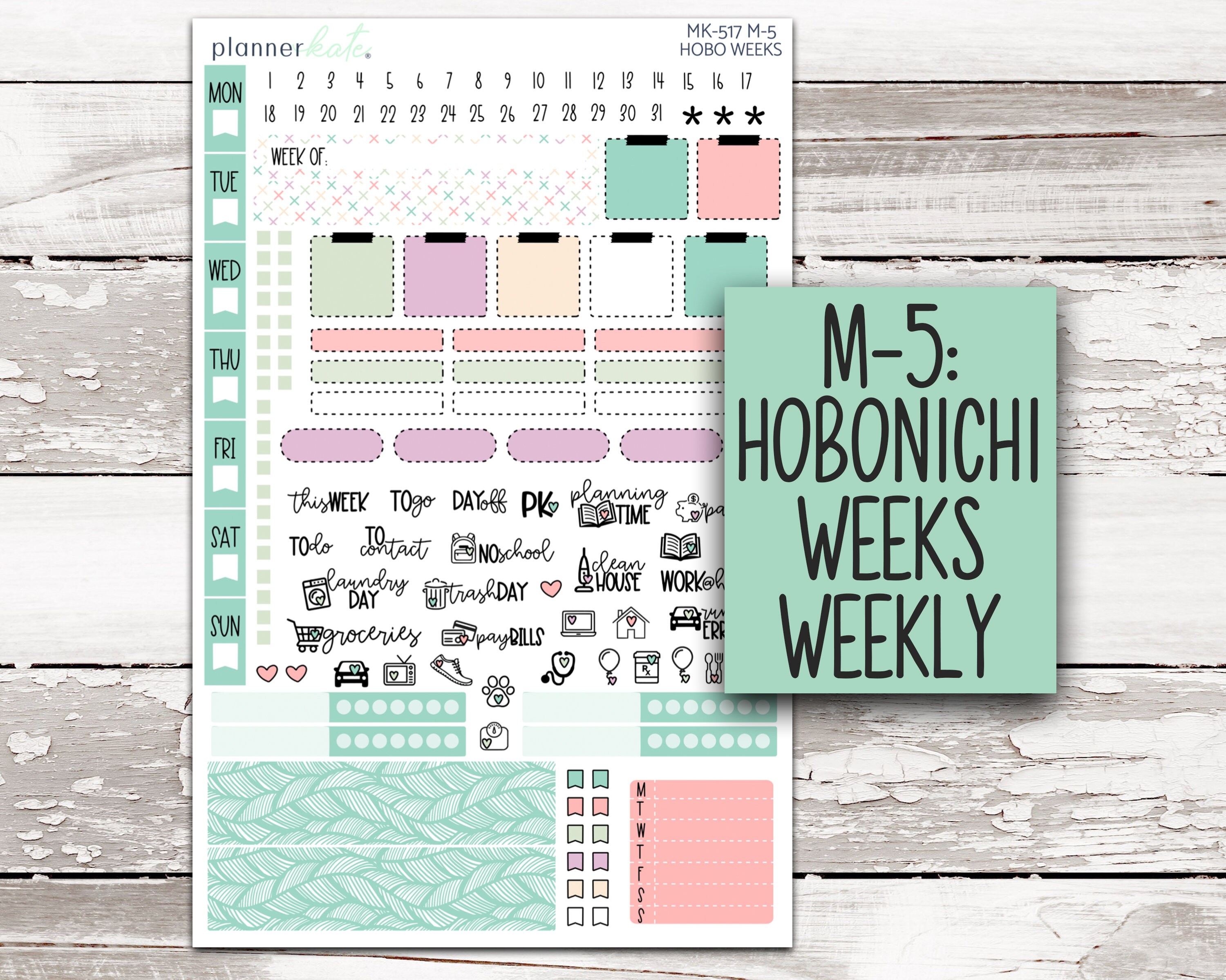 DOODLE-23-26 HOLIDAY Planner Stickers Standard Mini Size S-1569 S