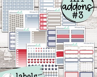 MK-624 Add Ons #3 || "Honor" Kit Add Ons - Labels