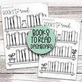 STK-114 || BOOKS to READ Dashboard Sticker