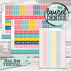 50% Off! KIT-636 T - Laurel Denise Mini Vertical Weekly || &quot;STUDY BUDDY&quot;