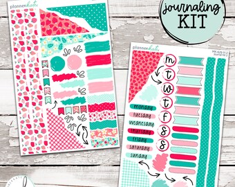 MK-629 H || "Strawberry Patch" Journaling Kit