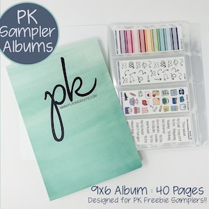 50% Off! PK SAMPLER ALBUMS - 9x6 (Stickers Not Included)