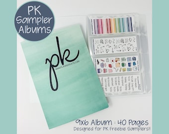 50% Off! PK SAMPLER ALBUMS - 9x6 (Stickers Not Included)