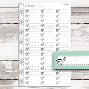 DASH-173 || GOLF Dash Icon Planner Stickers