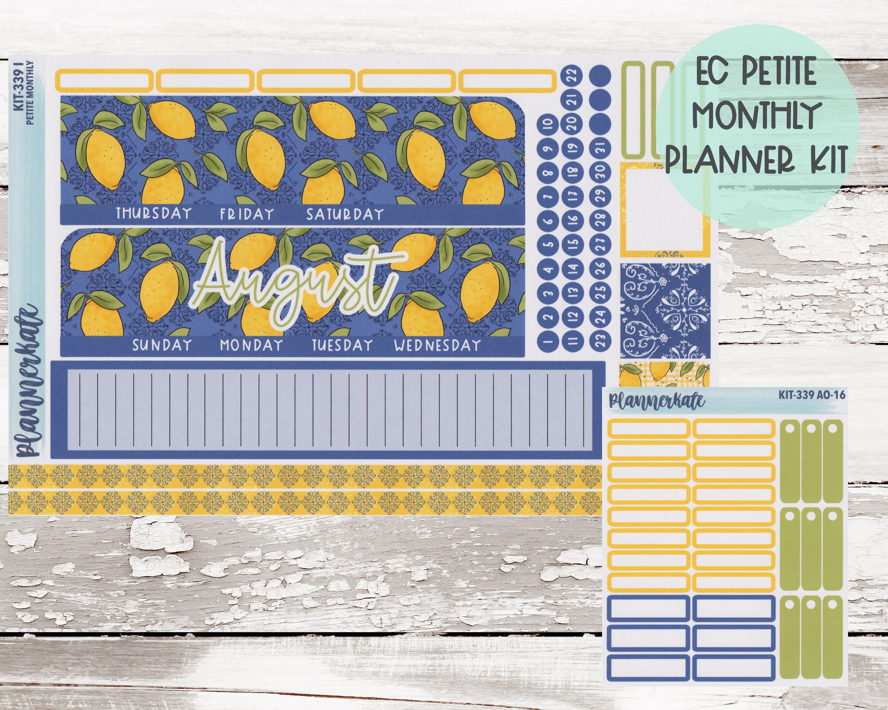 KIT-339I EC Petite Monthly || "Lemons Lemons Lemons" Monthl…