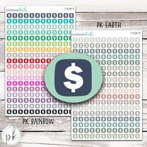 I-1039 || MONEY / PAYDAY Itty Bitty Icon Sticker