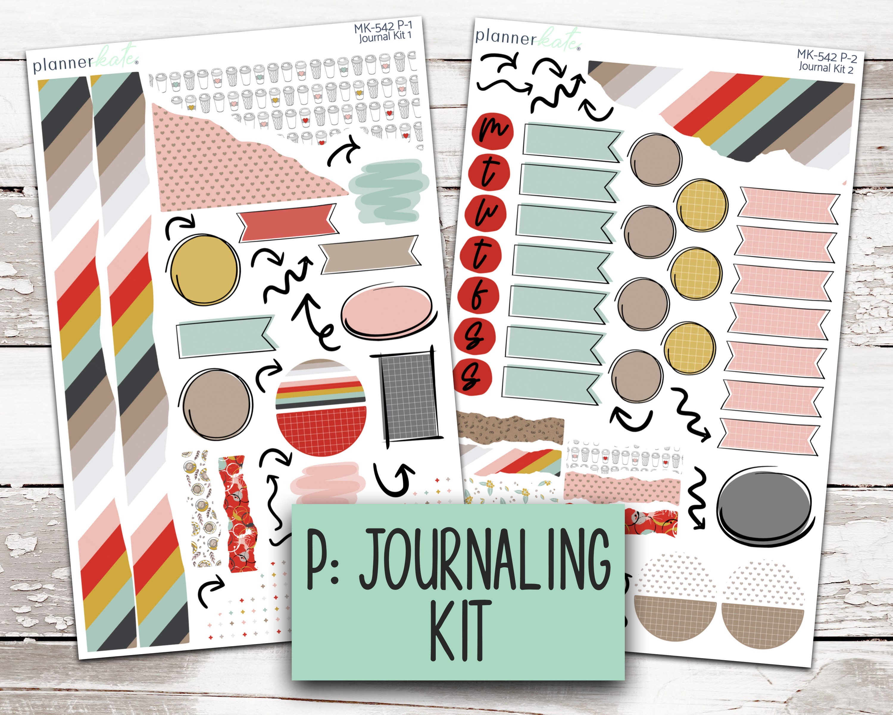 MK-542 P, COFFEE TIME Journaling Kit