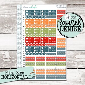 25% Off! KIT-645 T - Laurel Denise Mini Horizontal Weekly || &quot;Crisp Air&quot;