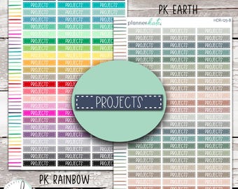 HDR-125 || PROJECTS Header Stickers