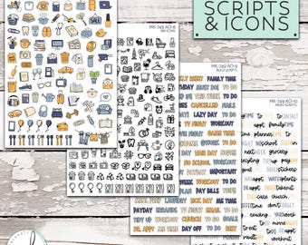 MK-749 ADD ONS #2 || "Hello Halloween" Kit Add Ons - Doodles-Icons-Script