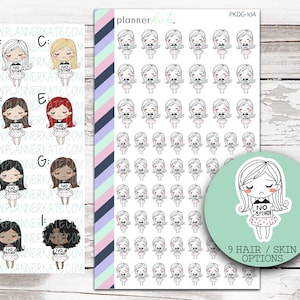 PKDG-10 || NO SPEND Pk Doodles Planner Stickers (9 Variations)