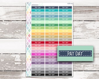 HDR-119 || PAY DAY Header Stickers