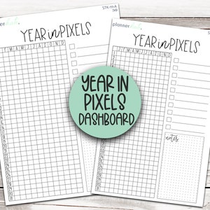 STK-111 || YEAR in PIXELS Dashboard Sticker