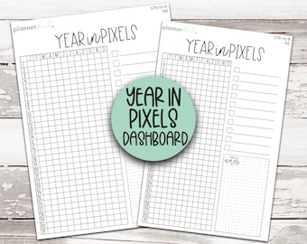 STK-111 || YEAR in PIXELS Dashboard Sticker