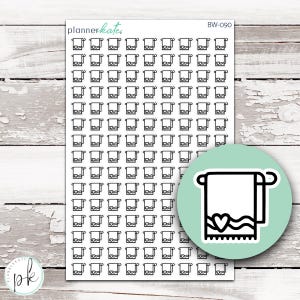 BW-90 || TOWEL Icon Stickers