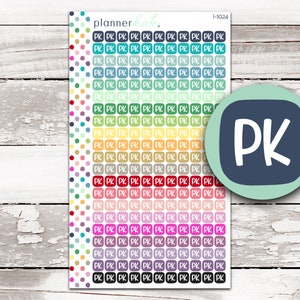 I-1024 || PK / PLANNERKATE Itty Bitty Icon Sticker