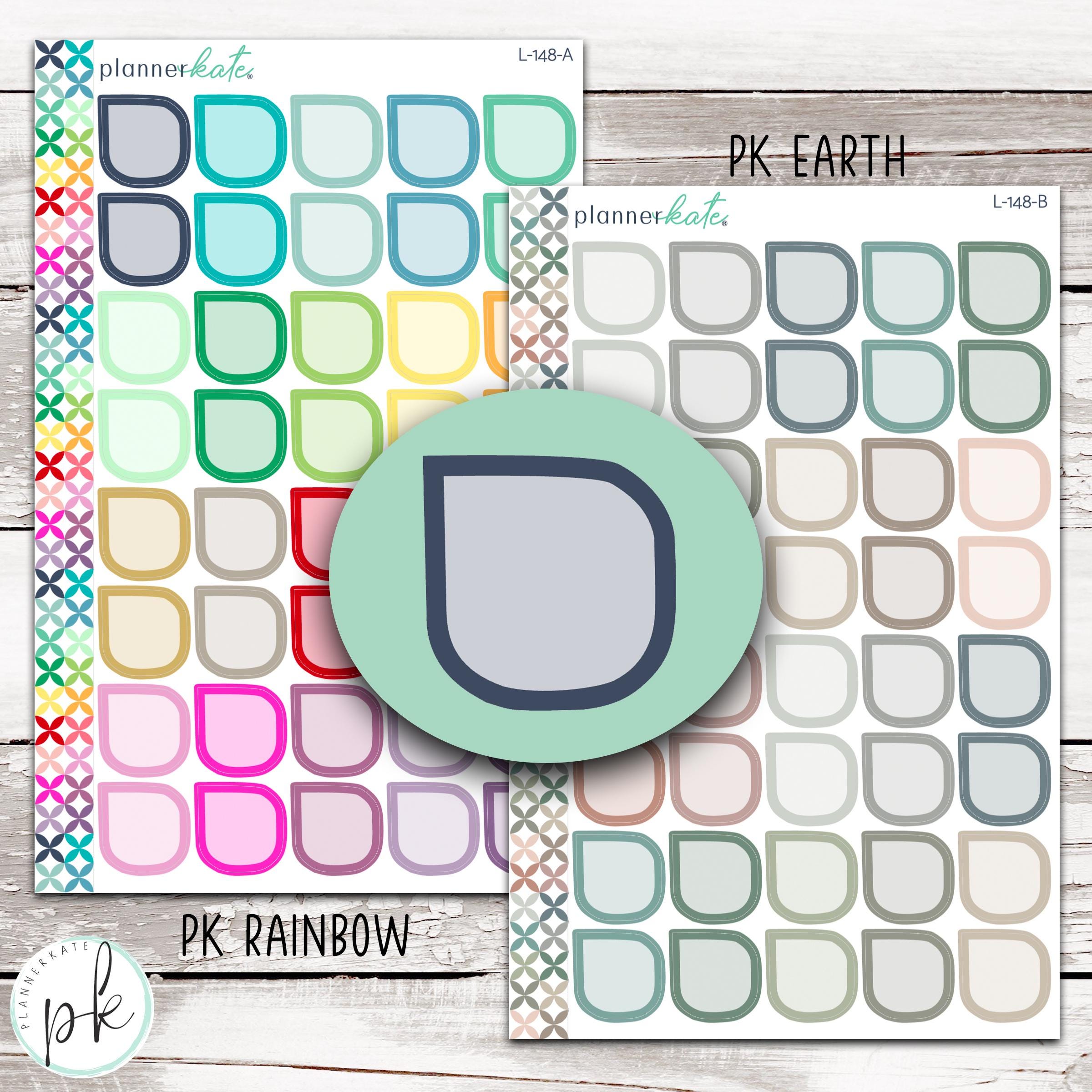 L-148 || Teardrop Stickers