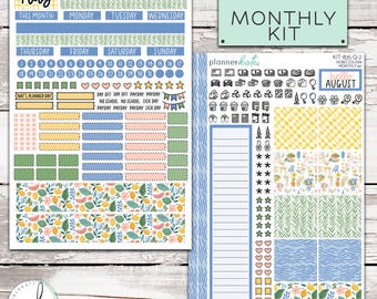 KIT-835 Q1-2 - Hobonichi Cousin Monthly || "Patio Picnic"
