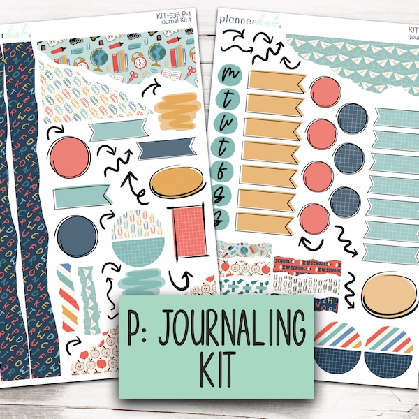 KIT-536 P || "Study Time" Journaling Kit