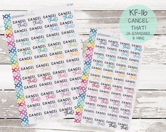 KF-16 || "CANCEL THAT!" Kit Font Scripts - Standard & Mini Size