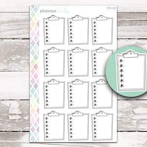 STK-137 || DOODLE BOX Planner Stickers