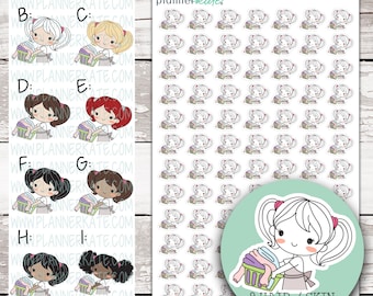 PKDG-27 || LAUNDRY Pk Doodles Planner Stickers (9 Variations)
