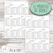 STK-192 || Monthly Bookshelf Stickers for EC 12 Planner Boxes (A5 & 7x9 ...