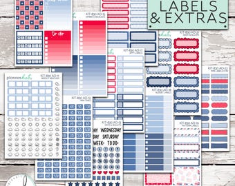 KIT-830 ADD ONS #3 || "All American" Kit Add Ons - Labels / Extras