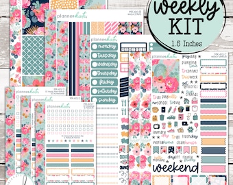 MK-613 WEEKLY || "Cactus Blooms" - Weekly Kit Planner Stickers