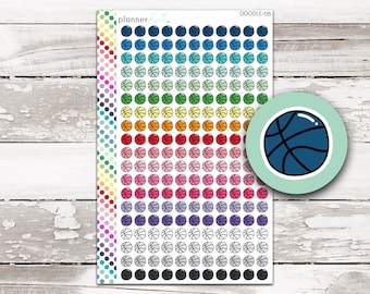 DOODLE-135 || BASKETBALL Doodle Stickers