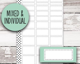DASH-107 || Basic DASH BOX Labels - Mixed & Hourly Time Sizes