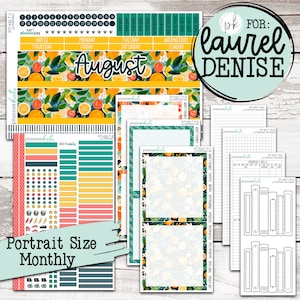 50% Off! KIT-635 T - Laurel Denise Monthly - Portrait Size || &quot;CITRUS&quot;