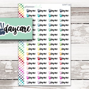 SCRIPT-139 || KINDEROPVANG Planner Stickers