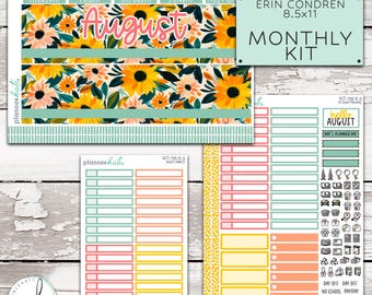 KIT-735 K - EC 8.5x11 Monthly || "Sunflower"