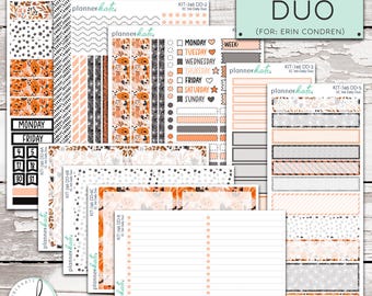 KIT-746 EC 7x9 DAILY Duo || "Boo" 7x9 Erin Condren Daily Du