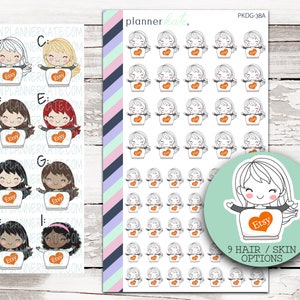 PKDG-38 || ETSY Pk Doodles Planner Stickers (9 Variations)